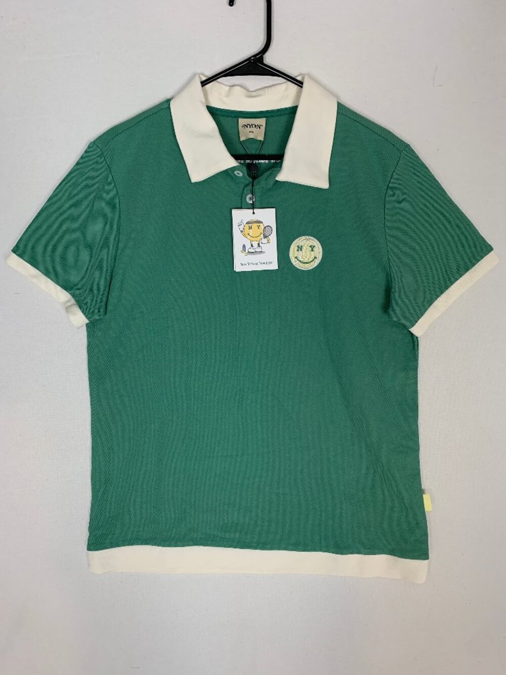 NYON New York or Nowhere Good Sport Tennis Polo Green Men's Medium NWT